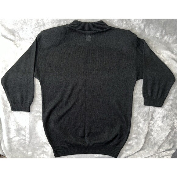 Harold House Vintage 70s Womens S Sweater USA Made 3/4 Sleeve Light Embellished - Picture 2 of 10